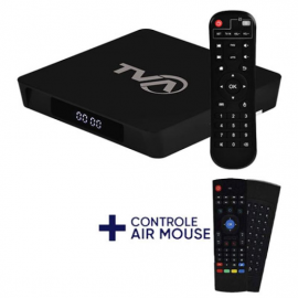  TVA B-12 4K Wi-Fi Iptv Android com Controle Remoto Air Mouse